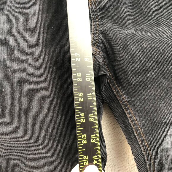 Polo Jeans Co. Womens Wendy Jean Pants Size 8/30 Black Corduroy Bootcut Y2K - Picture 7 of 13